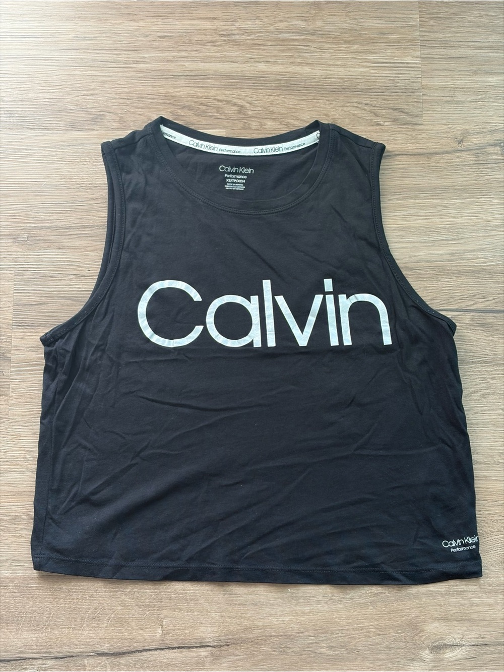 Calvin Klein Performance Athleisure Boxy Tank Top Size XS
